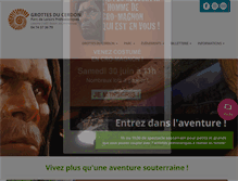 Tablet Screenshot of grotte-cerdon.com